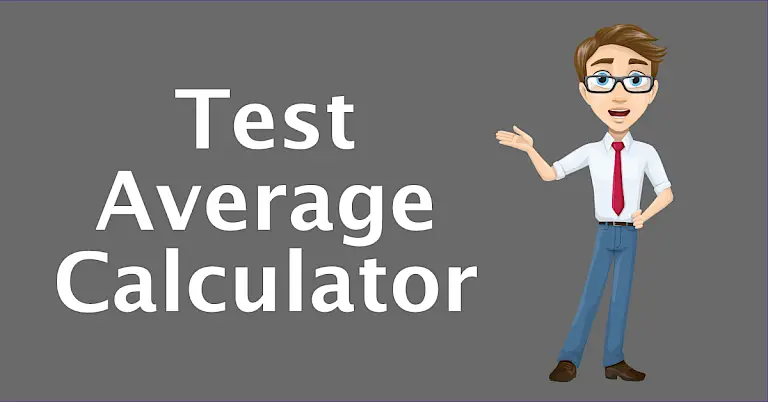 Test Average Calculator